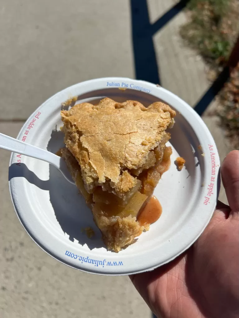 Apple pie from Julian Pie Company. 