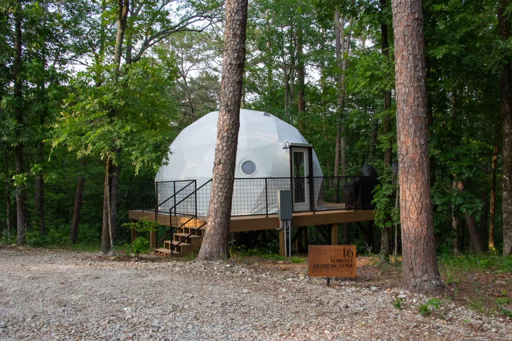 The Fordyce Dome in Starlight Haven during our visit to Hot Springs National Park.