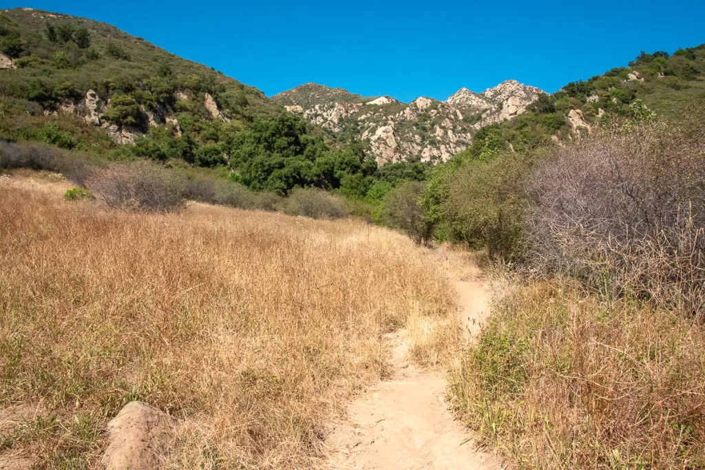 A trail in the Santa Barbara area. 