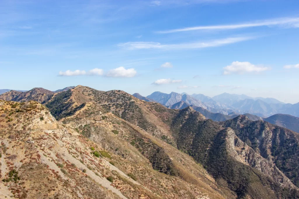 The San Gabriel Mountains.