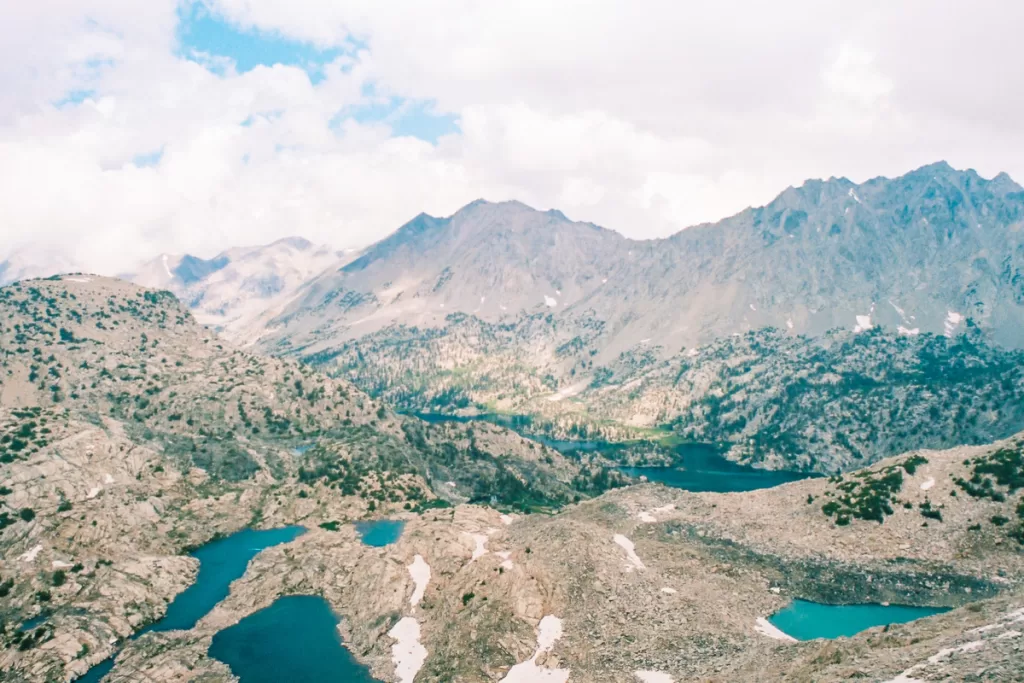 a mountain range in Kings Canyon National Park, a beautiful stop on a California national parks trip.