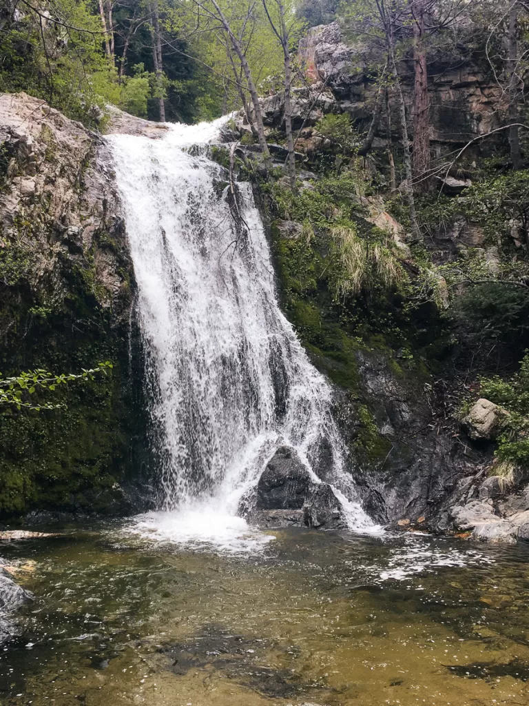 Cooper Canyon Falls by Buckhorn Campground. 