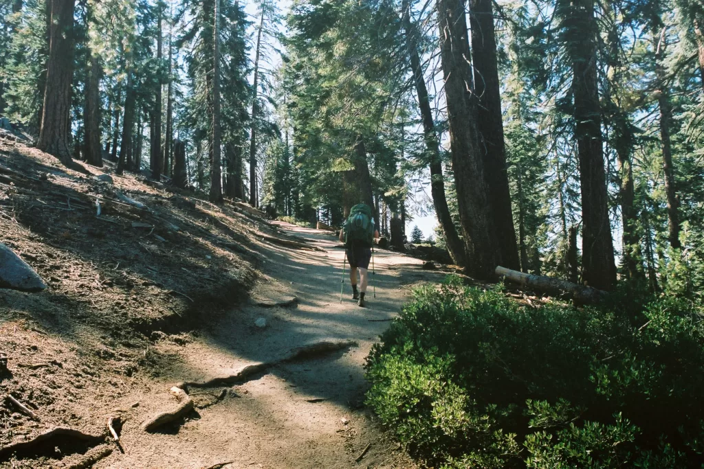 the climb to sub dome on the hike to the top of half dome.